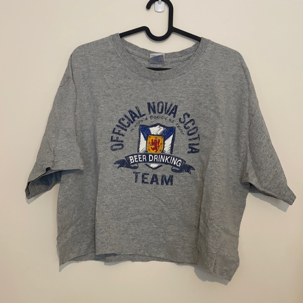 Official Nova Scotia Drinking Team Cropped Top